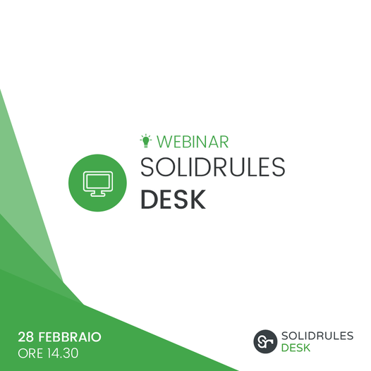 Webinar SolidRules Desk