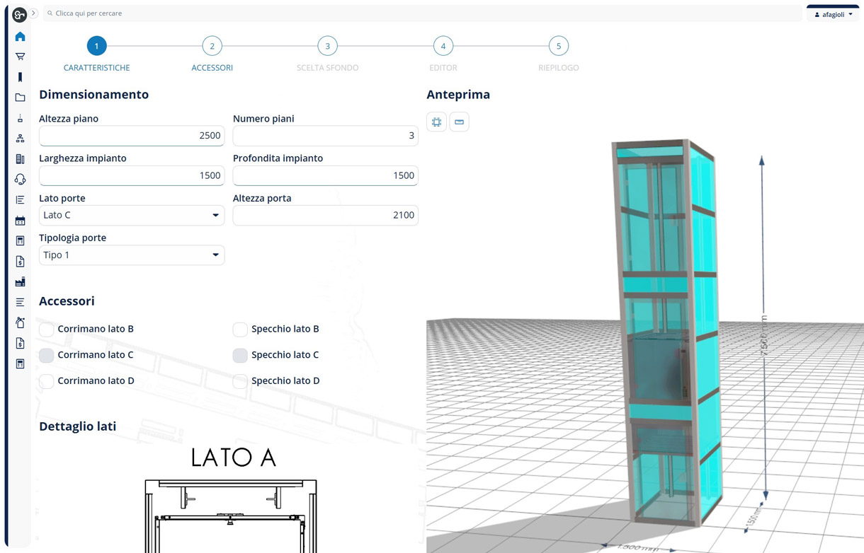 La configurazione di prodotto a 360°
